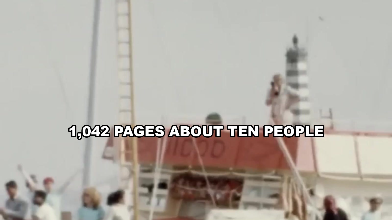 1973 footage of the harbour the expedition left from